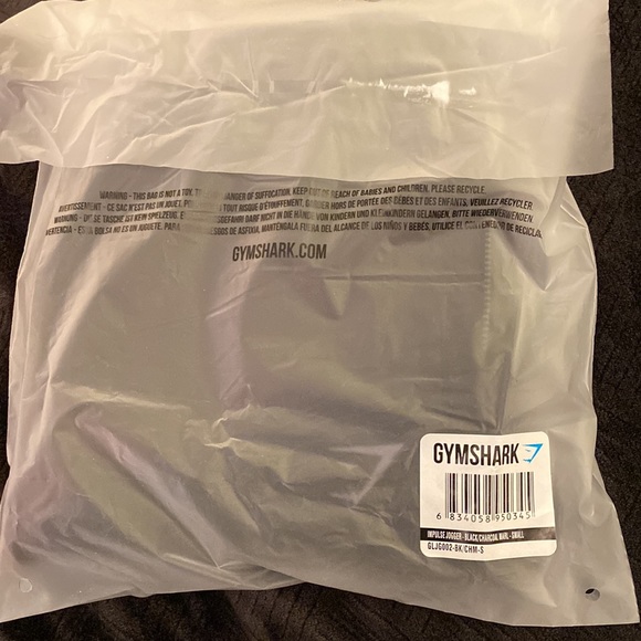 Gymshark Impulse Jogger - Black/Charcoal Marl - Small - BRAND NEW WITH TAGS - Picture 10 of 12